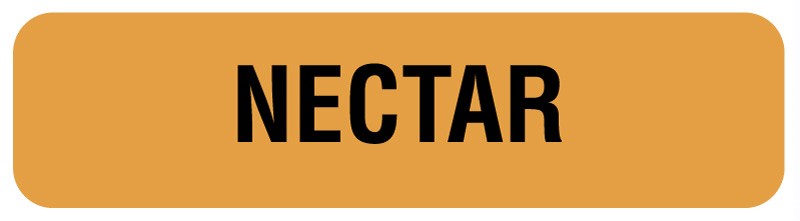 Medical Labels - NECTAR, Nutrition Communication Labels, 1-1/4" x 5/16"