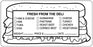 Medical Labels - FRESH FROM THE DELI, Food Identification Labels, 4" x 2"