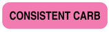 Medical Labels - CONSISTENT CARB, Nutrition Communication Labels, 1-1/4" x 5/16"