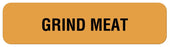 Medical Labels - GRIND MEAT, Nutrition Communication Labels, 1-1/4" x 5/16"