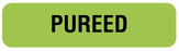 Medical Labels - PUREED, Nutrition Communication Labels, 1-1/4" x 5/16"