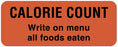 Medical Labels - Calorie Count Labels, 2-1/4" x 7/8"