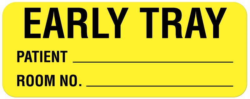 Medical Labels - Special Tray Labels, 2-1/4" x 7/8"