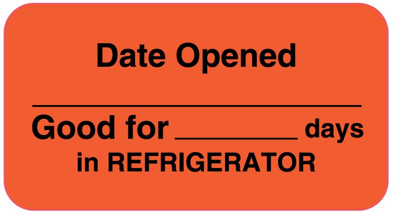 Medical Labels - Food Quality Control Labels, 1-1/8" x 7/8"