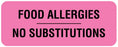 Medical Labels - Nutrition Communication Labels, 2-1/4" x 7/8"