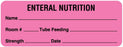 Medical Labels - Enteral Feeding Labels, 3" x 1-1/8"