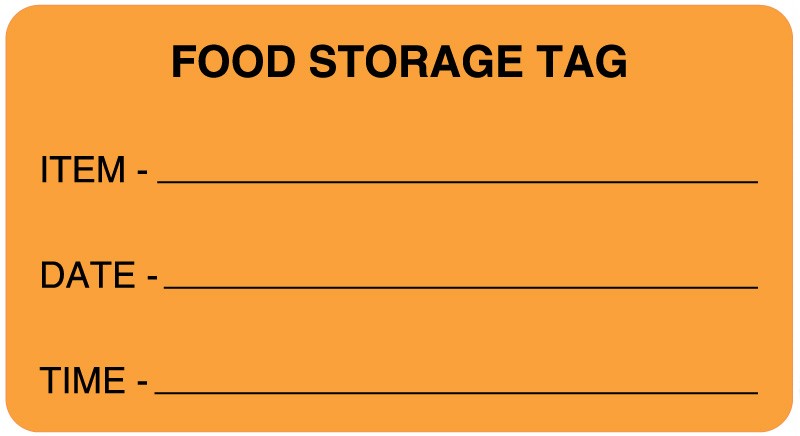 Medical Labels - Food Quality Control Labels, 3" x 1-5/8"