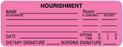 Medical Labels - Nourishment Labels, 3" x 1-1/8"