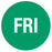 Medical Labels - Friday Inventory Label, 7/8" x 7/8"