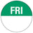Medical Labels - Friday Inventory Label, 7/8" x 7/8"