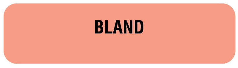 Medical Labels - BLAND, Nutrition Communication Labels, 1-1/4" x 5/16"