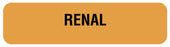 Medical Labels - RENAL, Nutrition Communication Labels, 1-1/4" x 5/16"