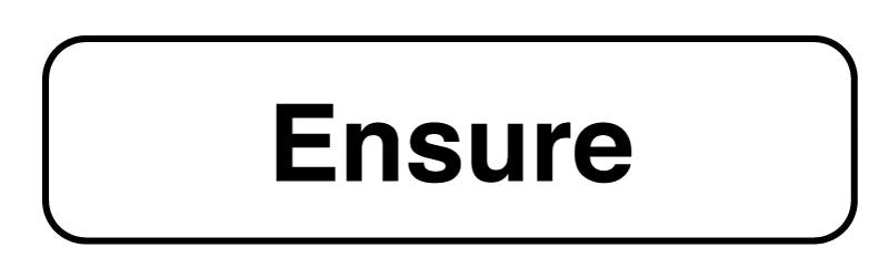 Medical Labels - ENSURE, Beverage Identification Labels, 1-1/4" x 5/16"