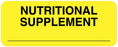 Medical Labels - Enteral/Tube Feeding Nutrition Labels, 2-1/4" x 7/8"