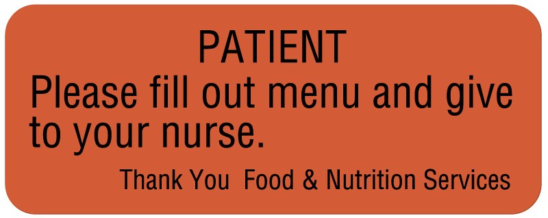 Medical Labels - Communication To Patient Labels, 2-1/4" x 7/8"