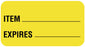 Medical Labels - Food Quality Control Labels, 1-5/8" x 7/8"