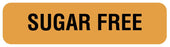 Medical Labels - SUGAR FREE, Nutrition Communication Labels, 1-1/4" x 5/16"