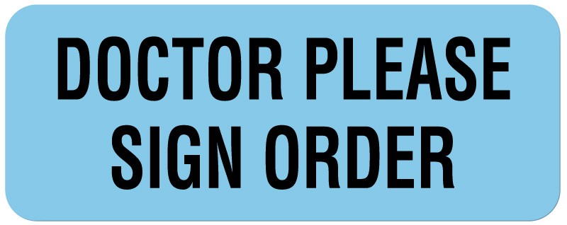 Medical Labels - Doctor Communication Label, 2-1/4" x 7/8"