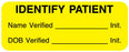 Medical Labels - Identify Patient Label, 2-1/4" x 7/8"