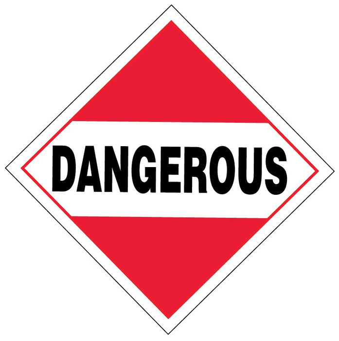 Medical Labels - DANGEROUS, Shipping Label, 8-1/2" x 8-1/2"