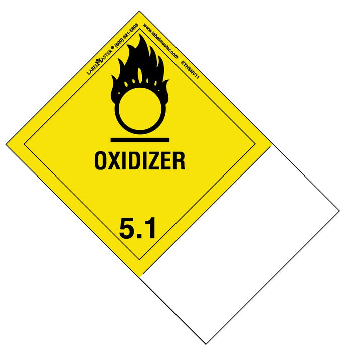 Medical Labels - OXIDIZER, 4"x 6"