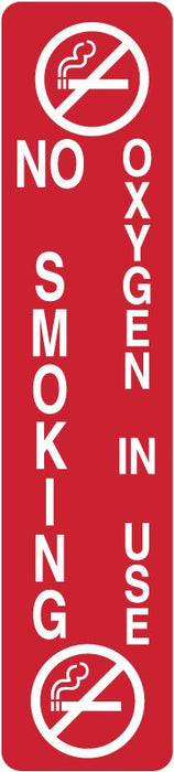 Medical Labels - No Smoking Magnet, 2" x 9"