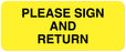 Medical Labels - General Communication Label, 2-1/2" x 1"