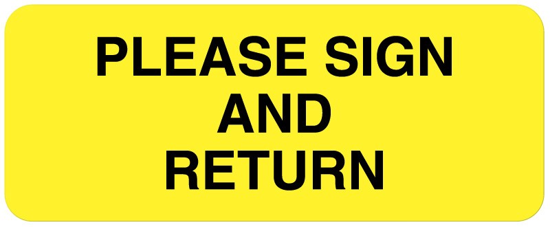 Medical Labels - General Communication Label, 2-1/2" x 1"