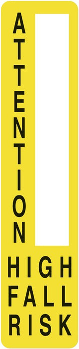 Medical Labels - Fall Risk Magnetic Sign, 2" x 9"
