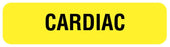 Medical Labels - CARDIAC, Nutrition Communication Labels, 1-1/4" x 5/16"