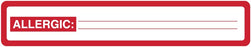 Medical Labels - Allergy Alert Label, 5-1/2" x 1"