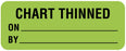 Medical Labels - Chart Thinned Label, 2-1/4" x 7/8"