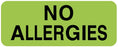Medical Labels - Allergy Alert Label, 2-1/4" x 7/8"