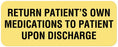 Medical Labels - Medication Communication Label, 2-1/4" x 7/8"