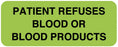 Medical Labels - Patient Care Label, 2-1/4" x 7/8"