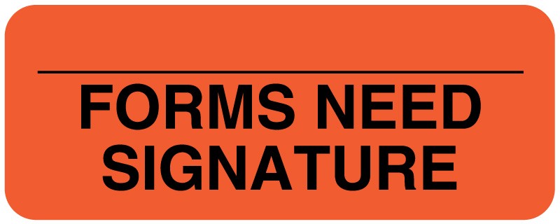 Medical Labels - Consent & Form Label, 2-1/4" x 7/8"