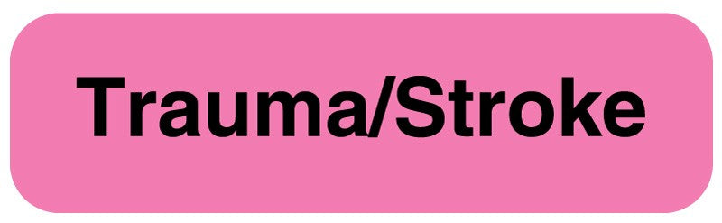 Medical Labels - Trauma/Stroke Label, 1-1/4" x 5/16"