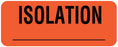 Medical Labels - Isolation Labels, 2-1/4" x 7/8"
