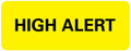 Medical Labels - High Alert Label, 2-1/4" x 7/8"