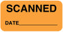 Medical Labels - Scanned Date______ Label, 2" x 1"