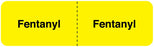 Medical Labels - FENTANYL, I.V. Line Identification Label, 3" x 7/8"