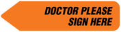 Medical Labels - UniArrow Flag, 2-1/4" x 9/16"