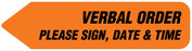Medical Labels - Uniarrow Plus Flag with Message, 2-1/4" x 9/16"