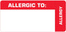 Medical Labels - Allergy Alert Label, 3-7/8" x 1-7/8"