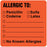 Medical Labels - Allergy Alert Label, 2-1/2" x 2-1/2"