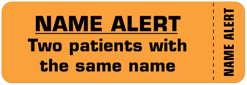 Medical Labels - Wrap-around Chart Label, 3" x 1"