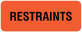 Medical Labels - Restraint Renewal Label, 2-1/4" x 7/8"