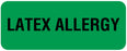 Medical Labels - Latex Allergy Alert Label, 2-1/4" x 7/8"