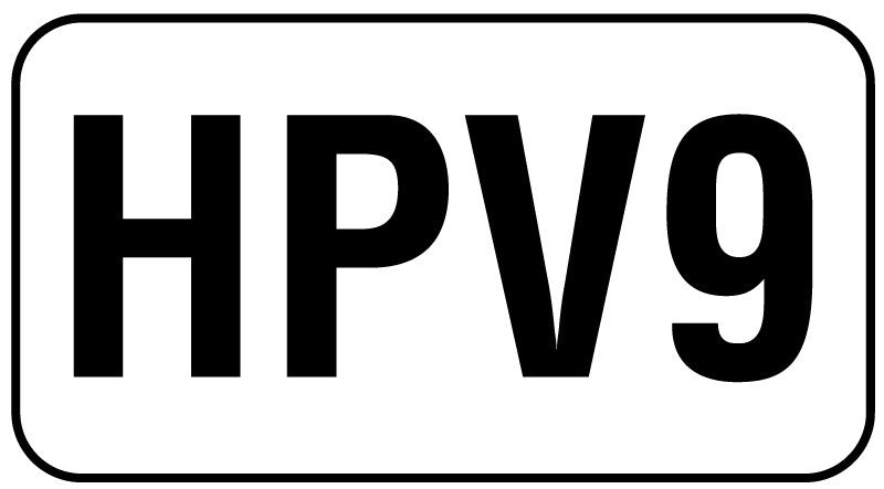 Medical Labels - HPV9, 1-5/8" x 7/8"