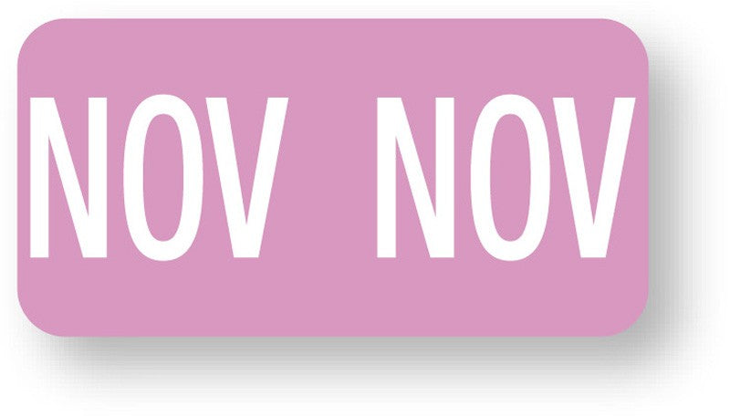 Medical Labels - Tab 1279 Month Compatible Series, 1" x 1/2"